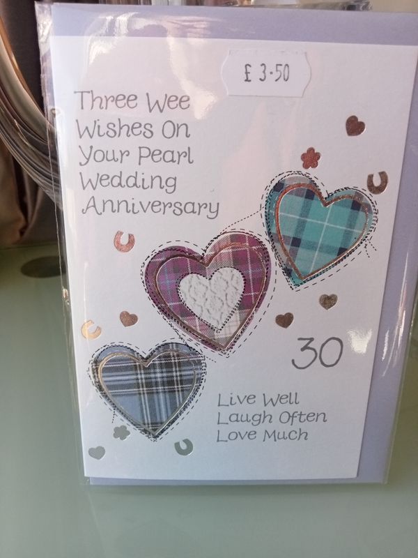 Pearl Wedding Three Hearts
