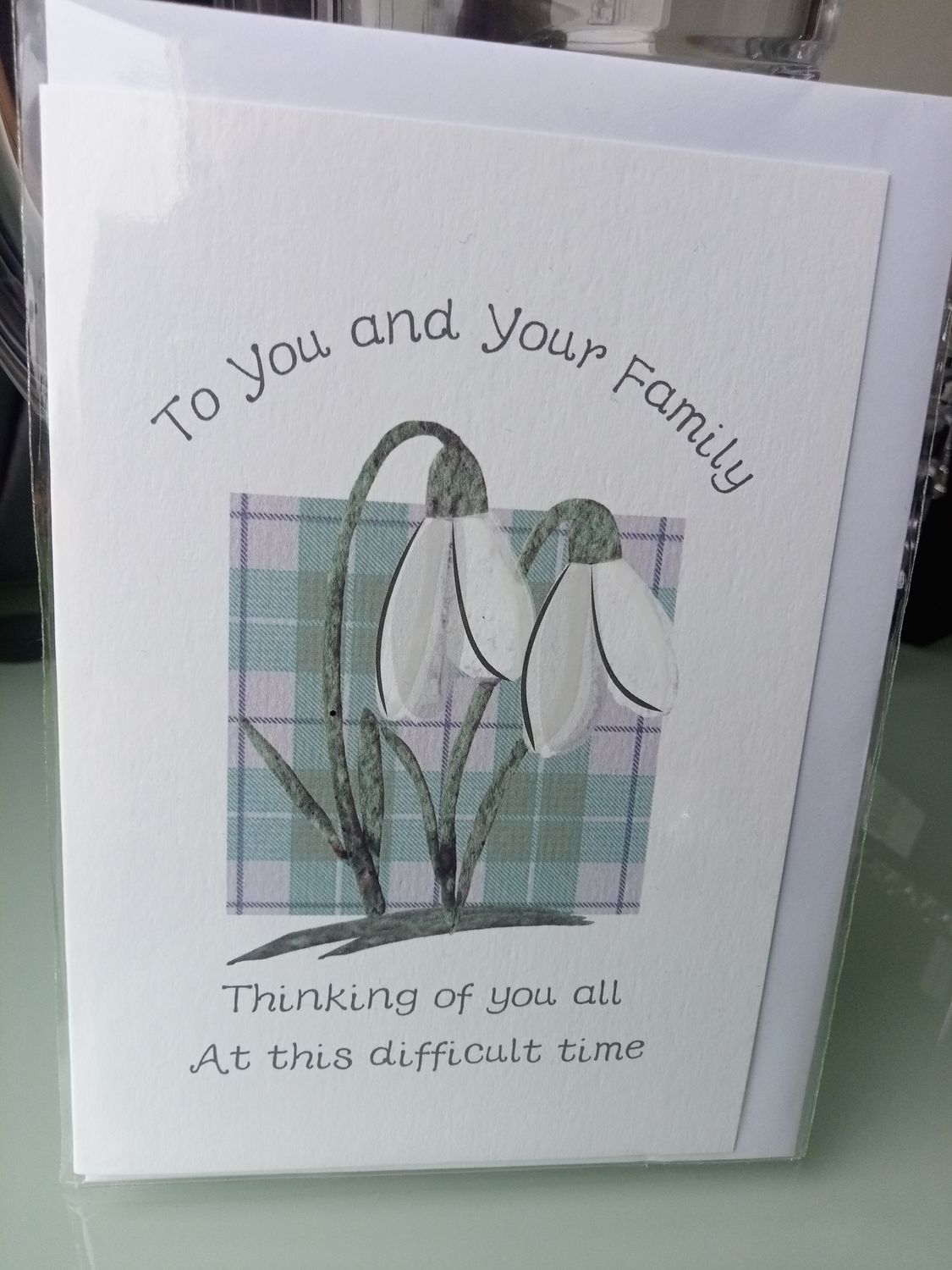 Sympathy Snowdrops Card