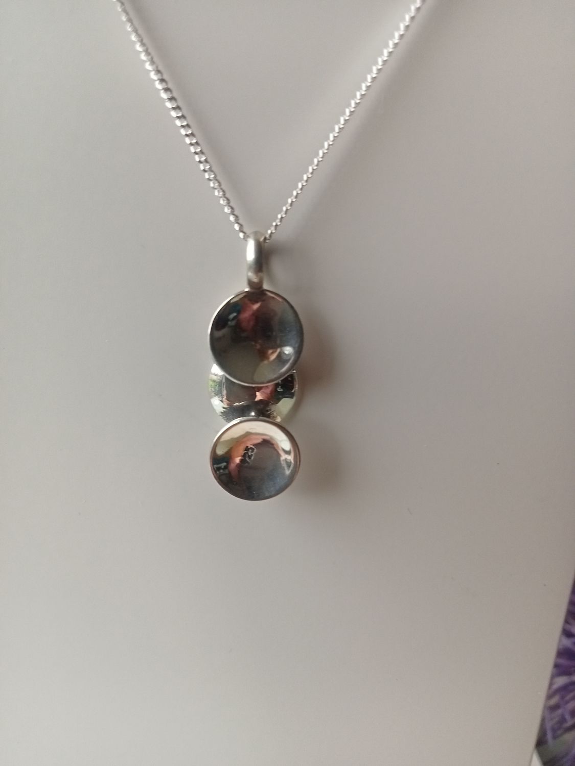 Tianguis Jackson three circle concave and convex pendant