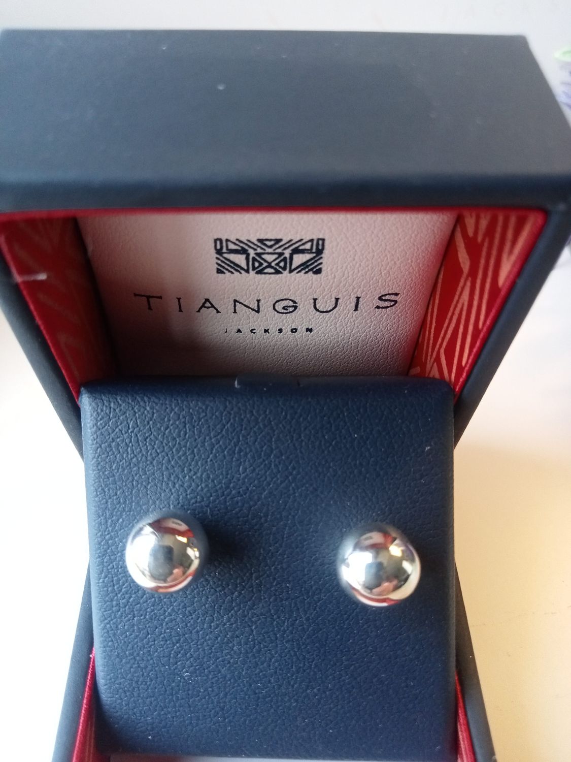 Tianguis Jackson silver ball stud earrings