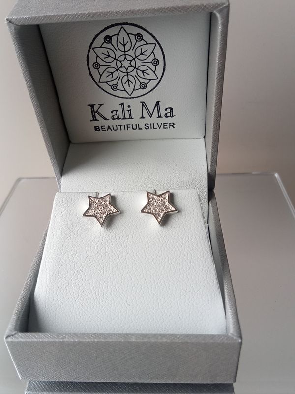 Kali Ma CZ set Star Studs