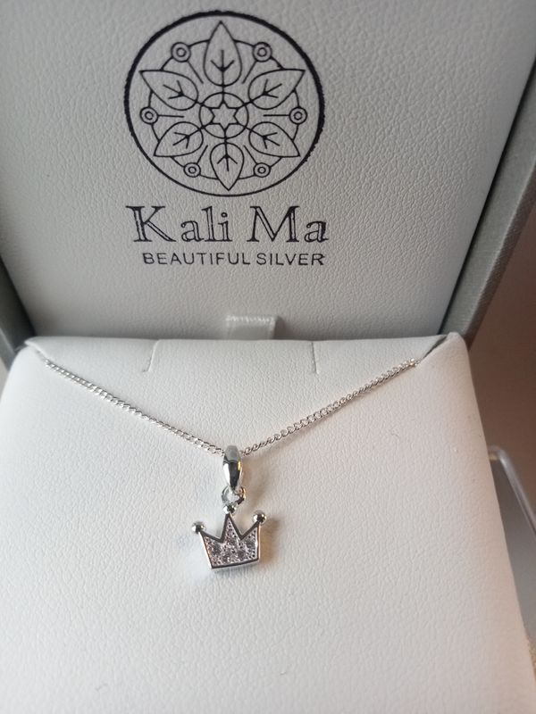 Kali Ma Silver crown pendant