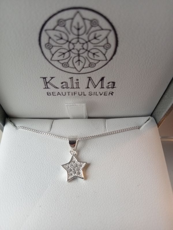 Kali Ma Silver Star Pendant