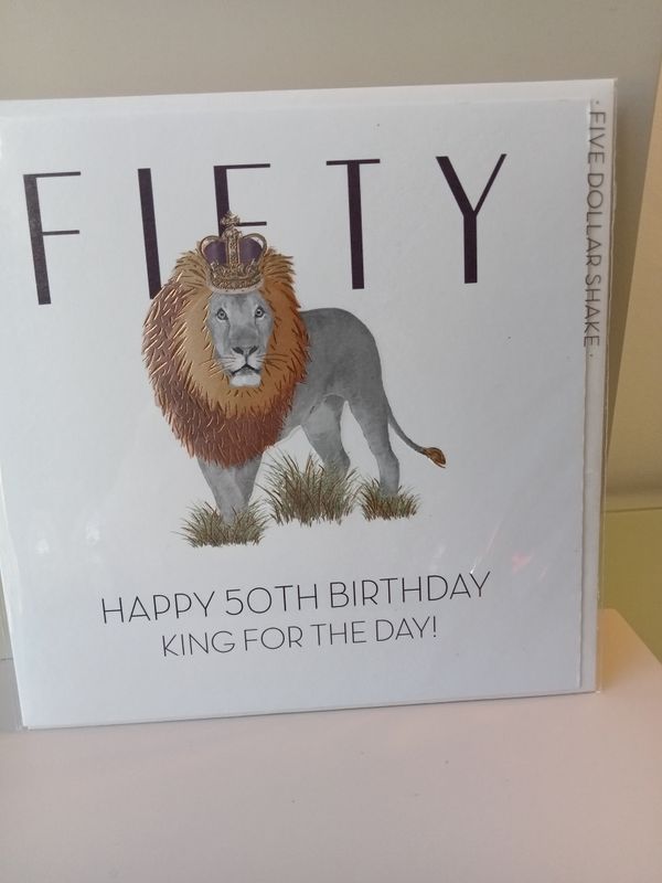 Happy 50th Birthday King for the Day