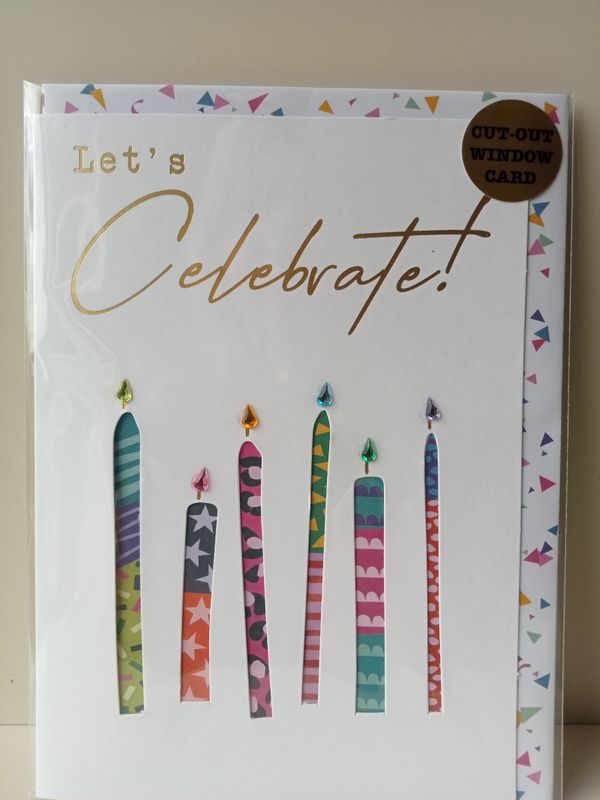 Let&#39;s Celebrate Birthday Card