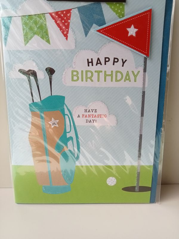 Golf Happy Birthday have a fantastic day