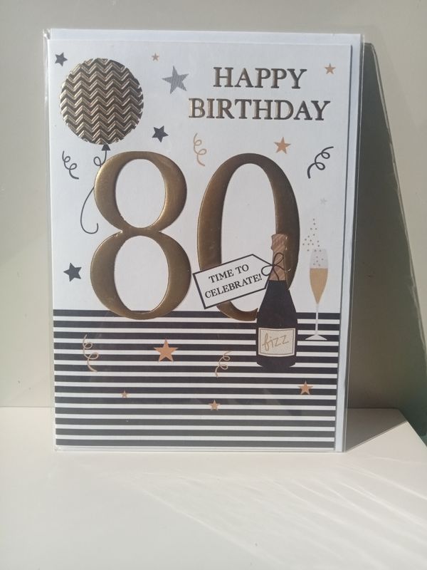 Happy Birthday 80 time to celebrate