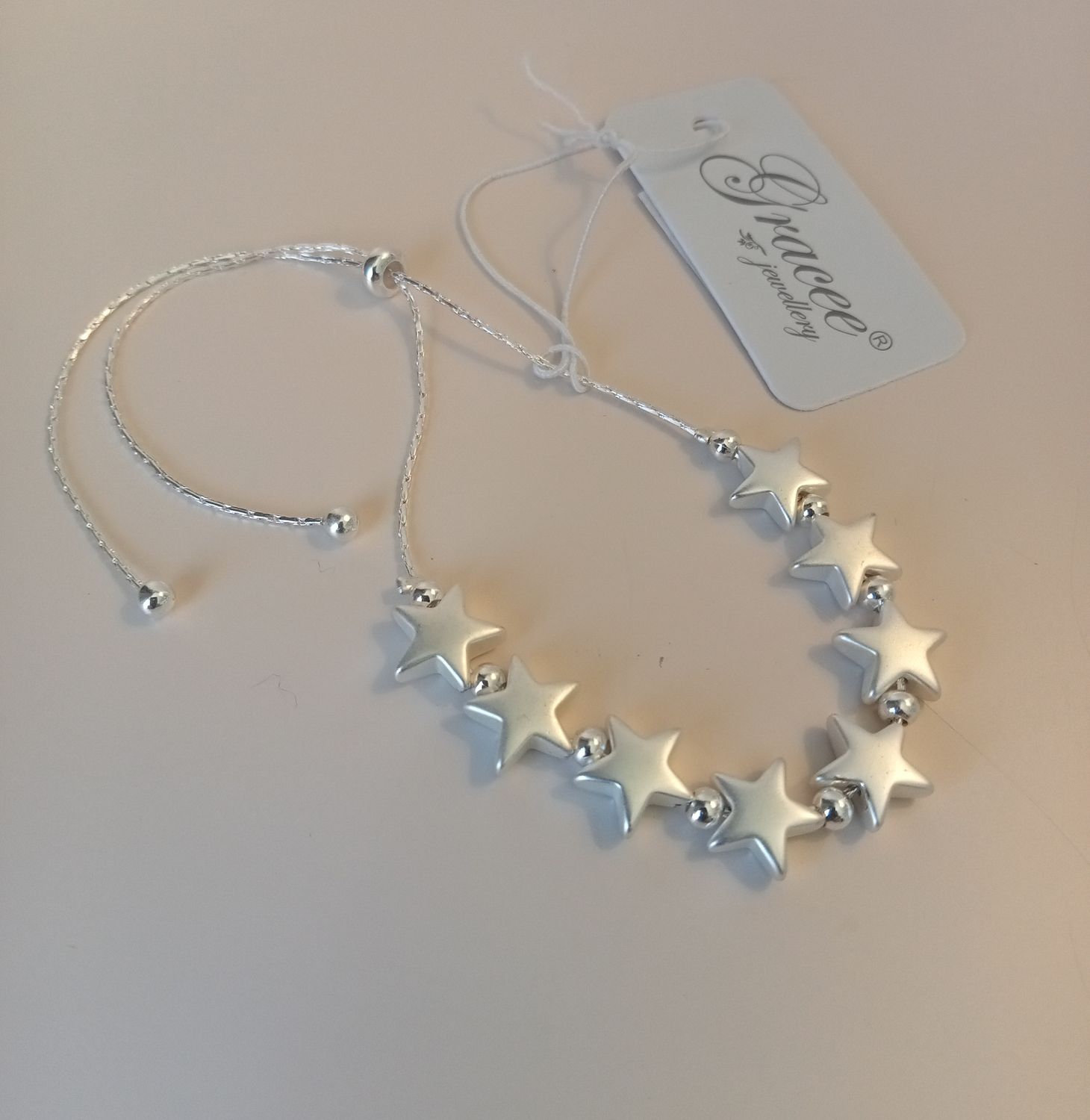 Adjustable Multi star bracelet