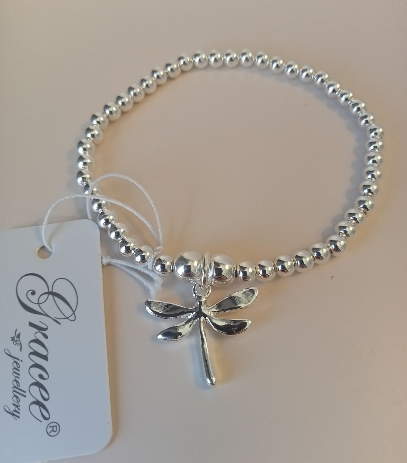 Elasticated Dragonfly bracelet