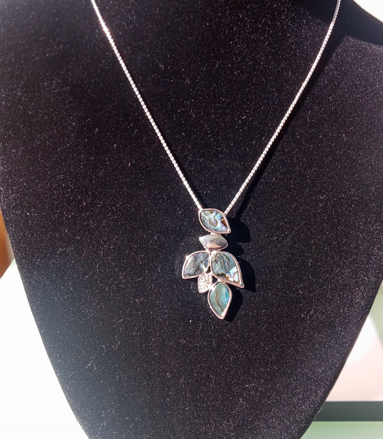 Paua Shell teardrop Pendant
