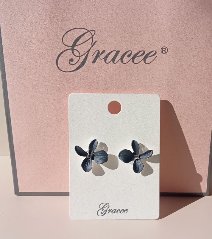 Blue Flower earrings