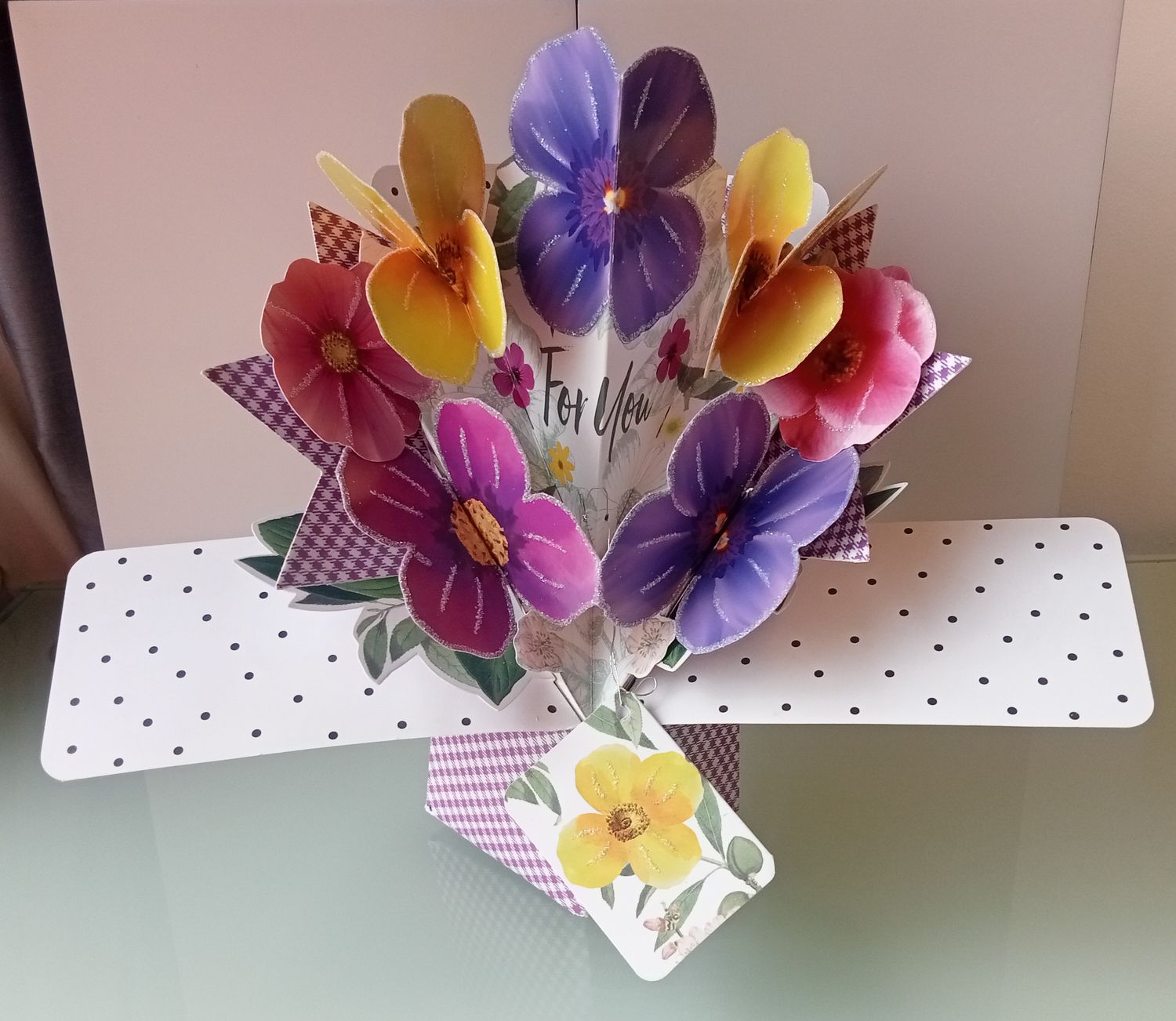 Poppy Blank Pop Up Card