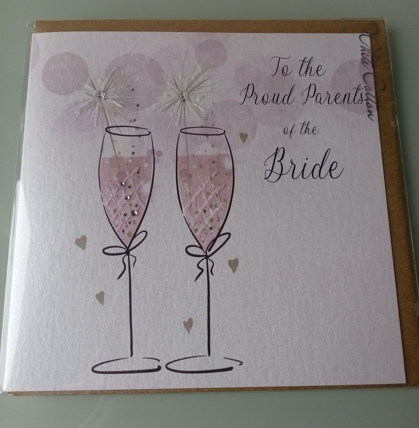 To the Proud Parents of the Bride