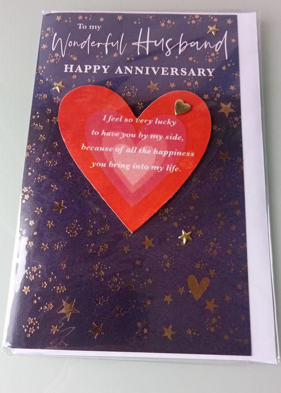 To My Wonderful Husband Happy Anniversary