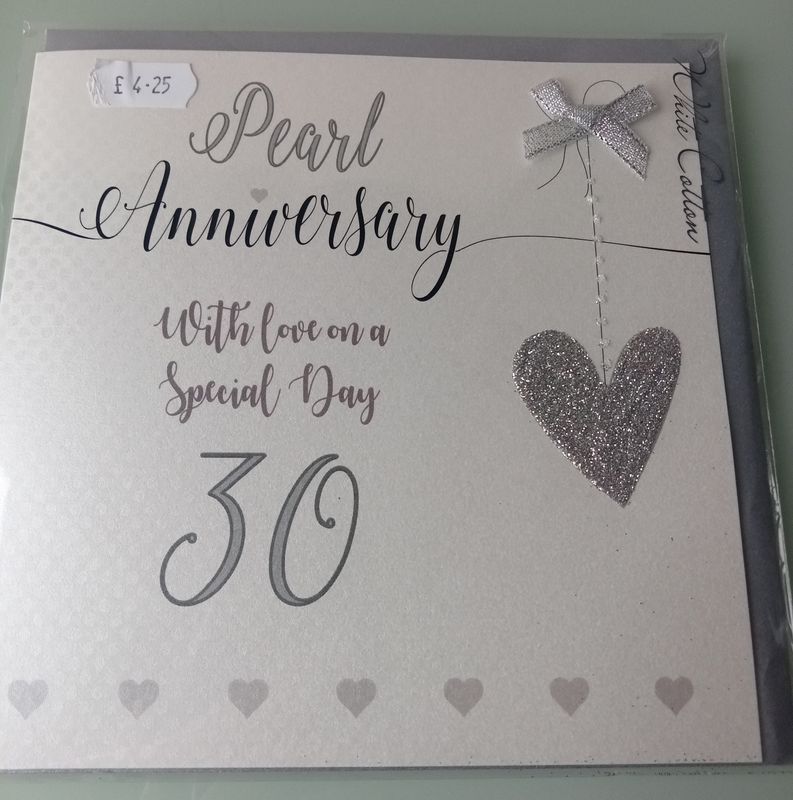 Pearl Anniversary with love on your special day 30