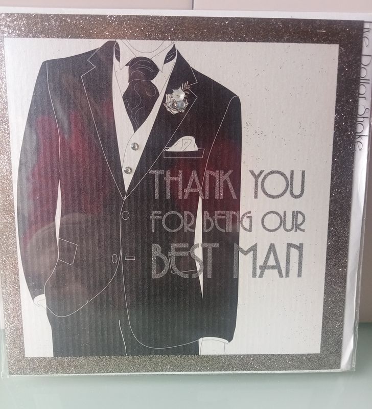 Thank you for being our Best Man