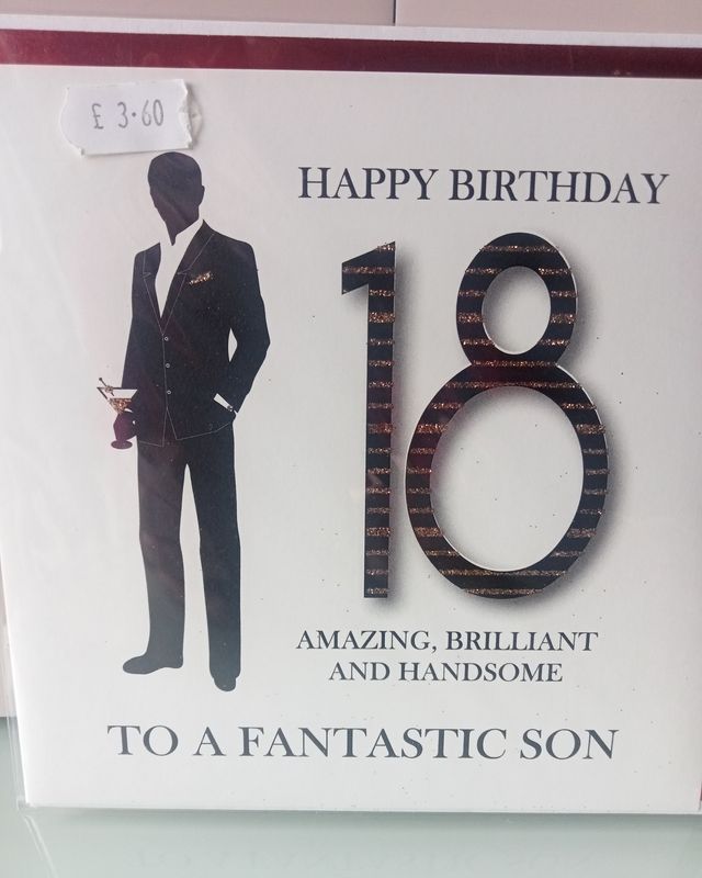 Happy Birthday to a fantastic Son 18