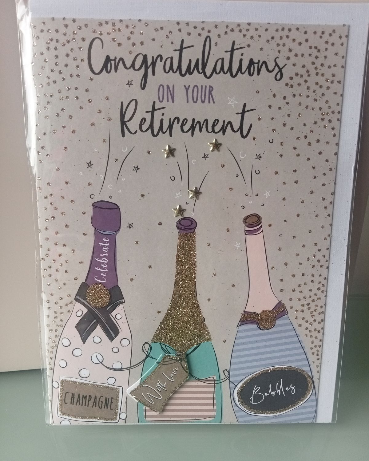 Congratulations on your retirement