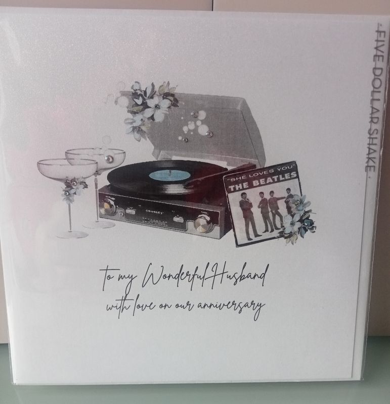 To my wonderful Husband with love on our anniversary