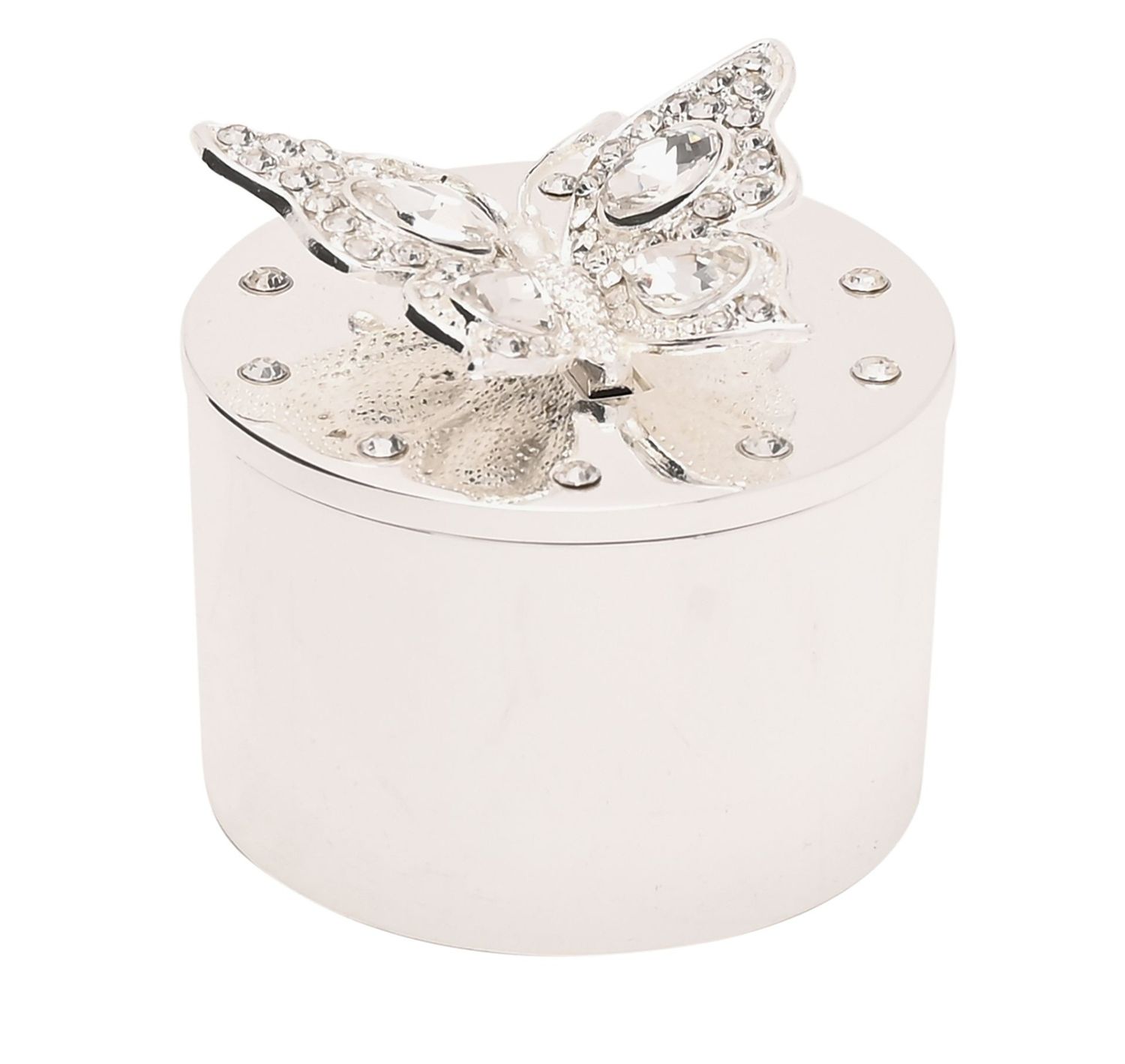Sophia 2 inch Trinket Box with Butterfly
