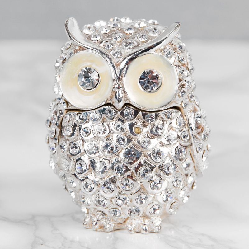 Treasured Trinkets Crystal Owl