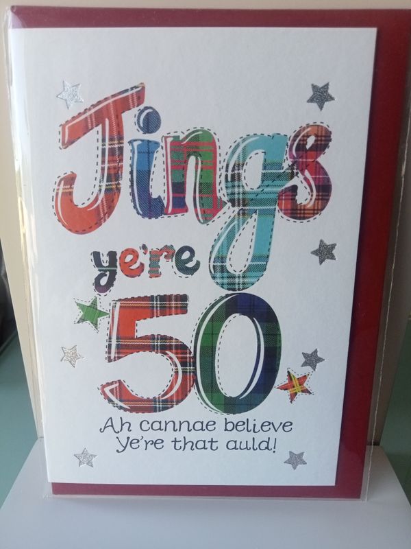 Jings ye&#39;re 50
