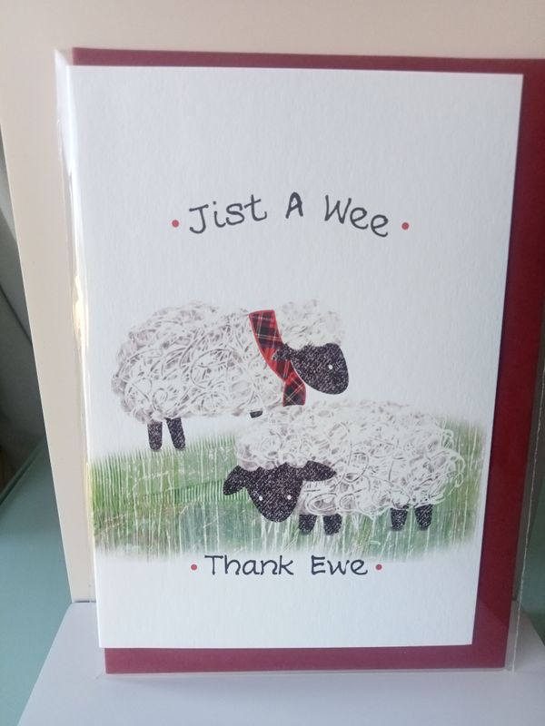 Jist a wee Thank Ewe