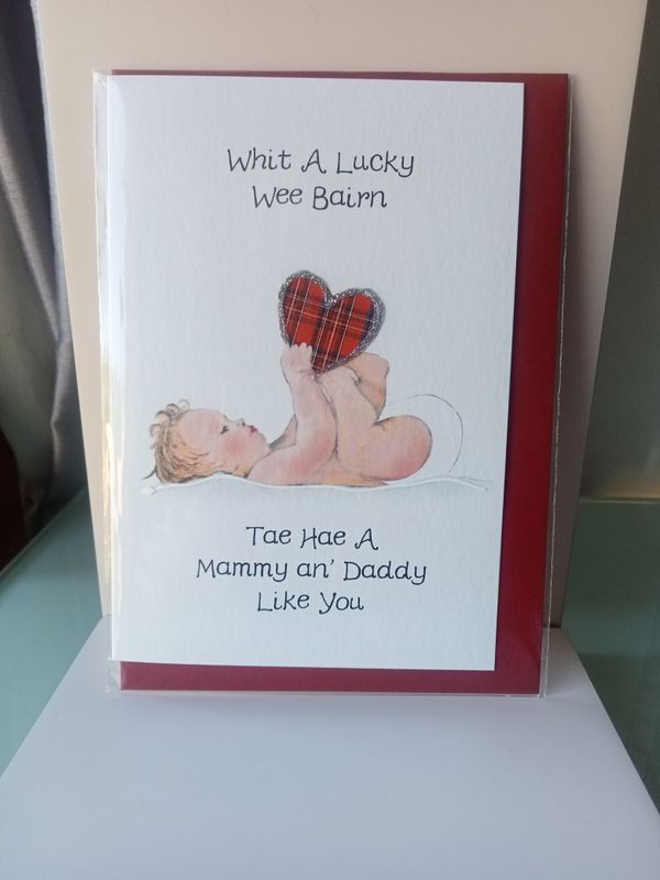 Whit a lucky wee bairn