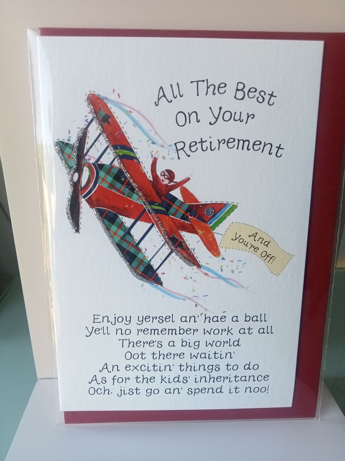 All the best on your retirement