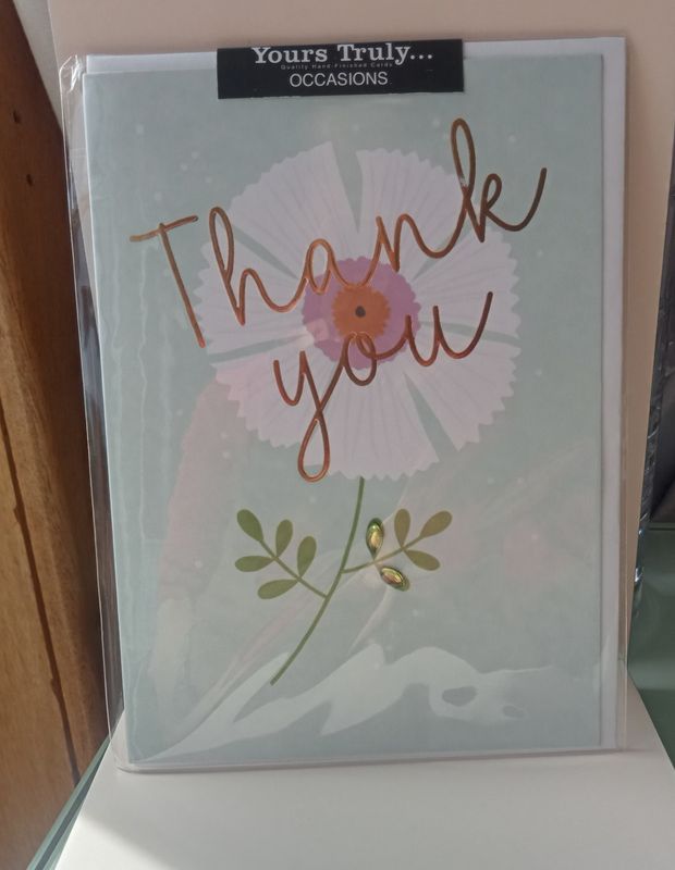 Thank you card