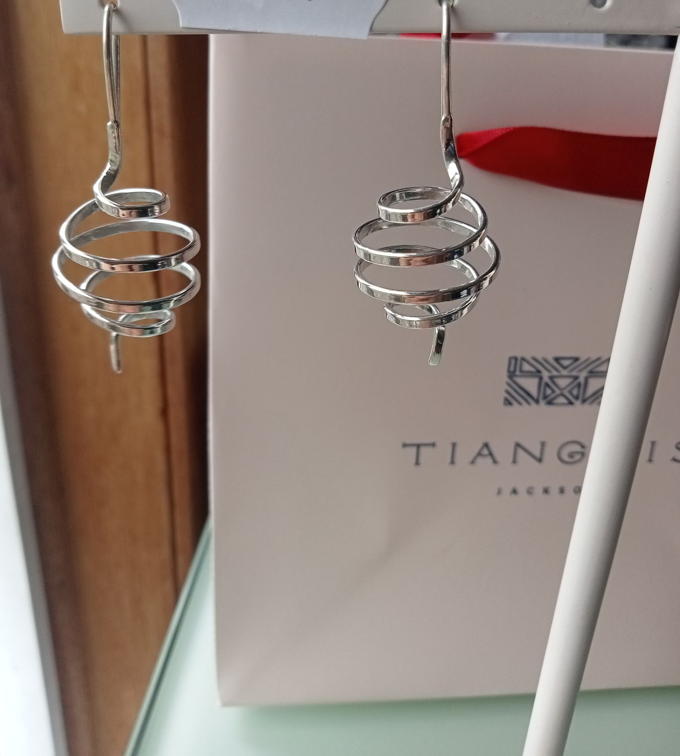 Spiral earrings