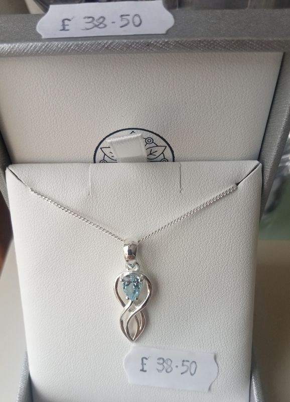 Kali Ma Kara crossover Blue Topaz pendant.