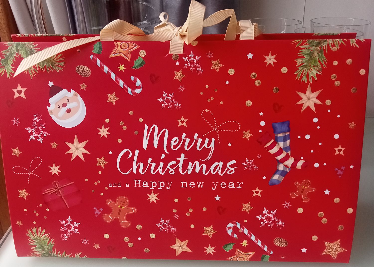 Christmas Gift Bag for Tea Lights