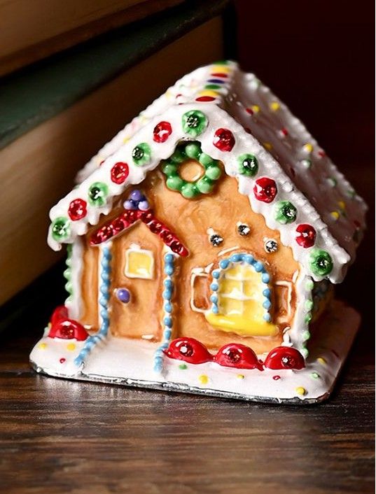 Ginger Bread House Trinket Box
