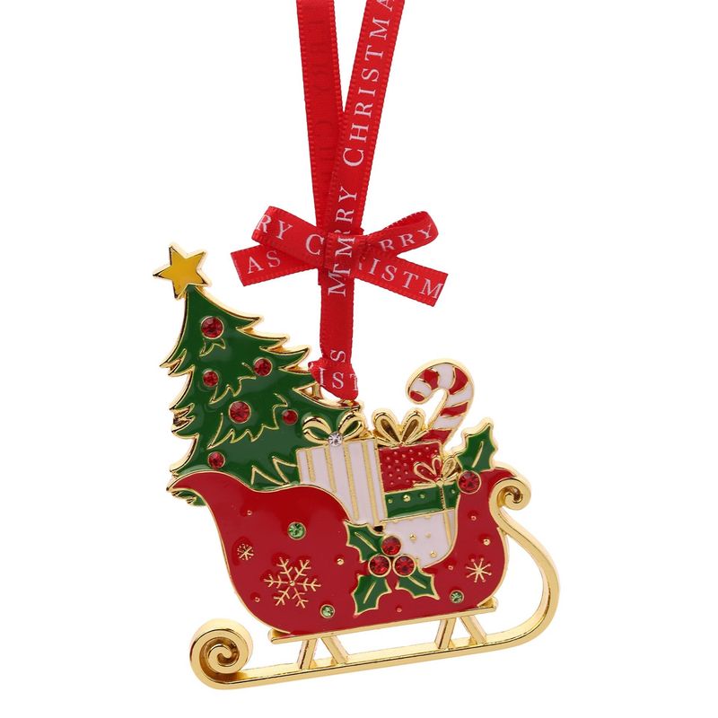 Sleigh Christmas hanging ornament