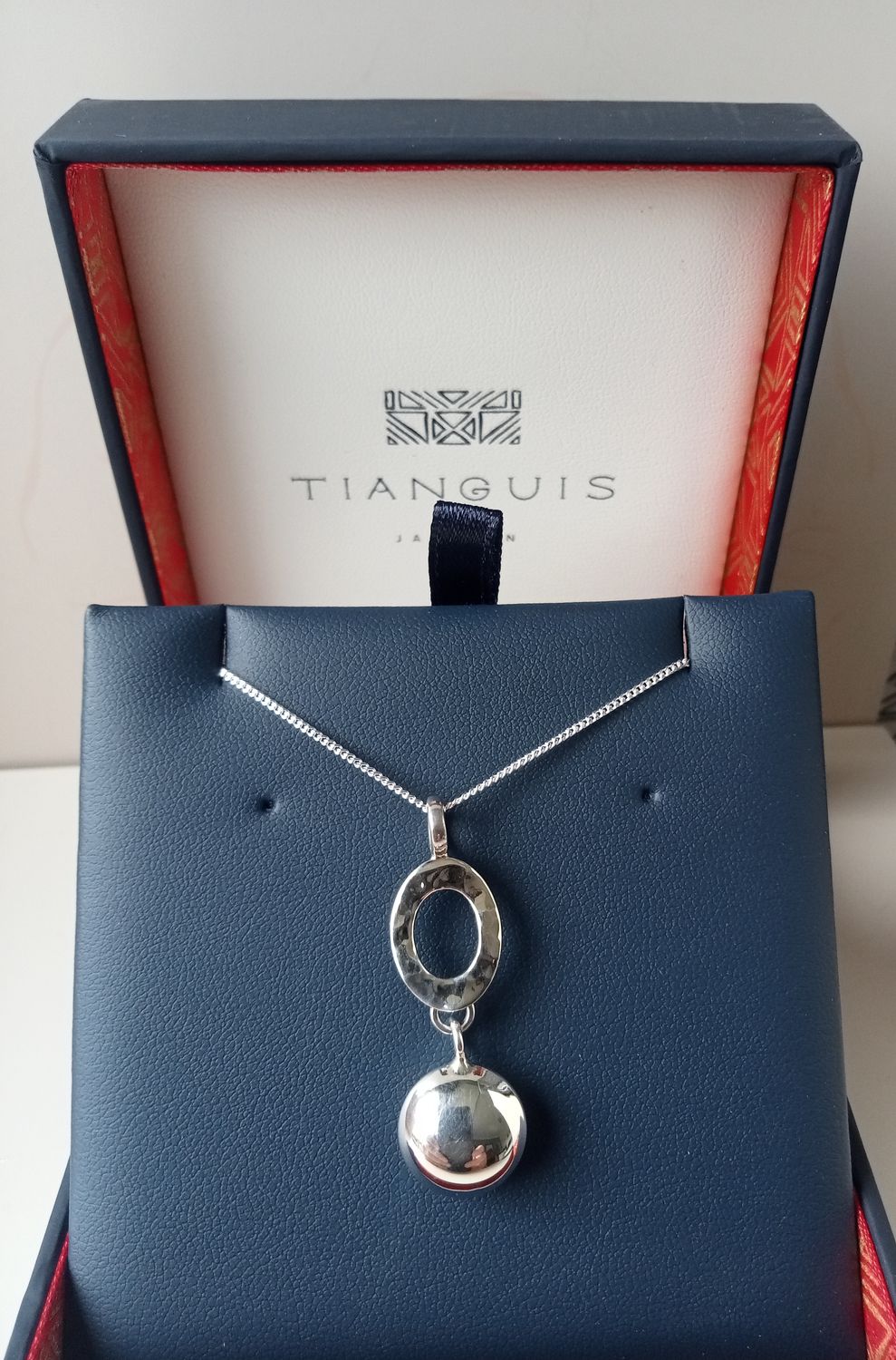 Tianguis Jackson Oval Sphere drop pendant