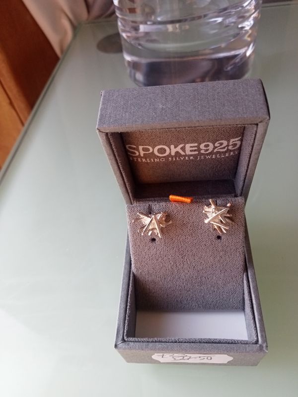 Spoke 925 earrings