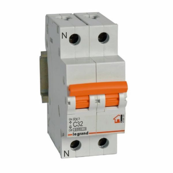 Magnetotérmico RX³ 1P+N 230V~ 32A curva C 419929
