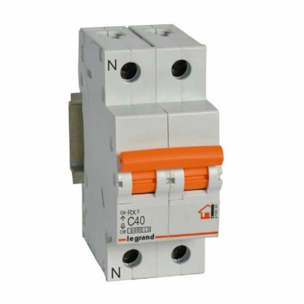 Magnetotérmico RX³ 1P+N 230V~ 40A curva C 419930