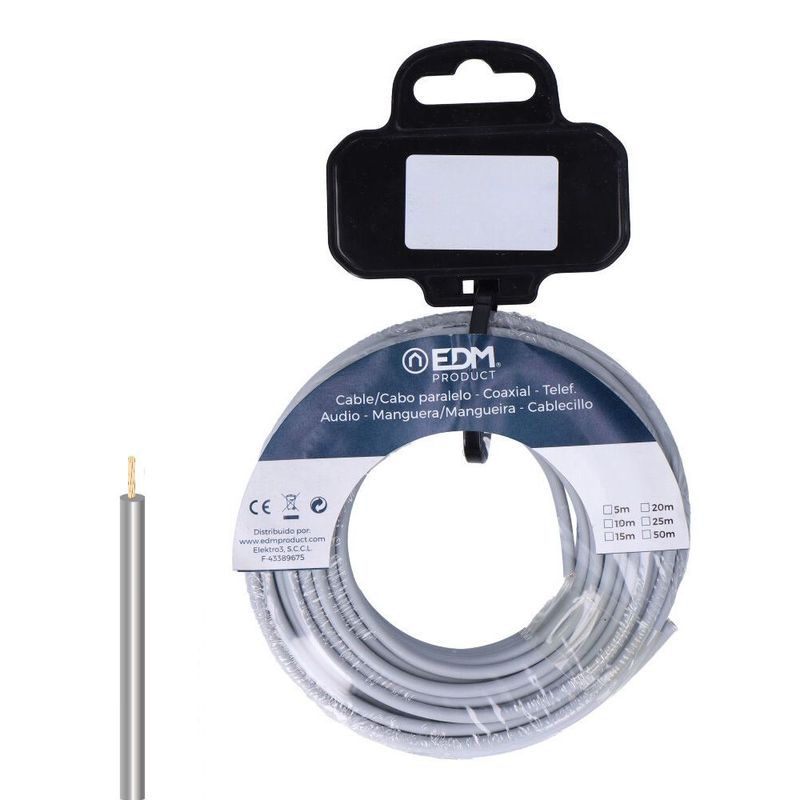 Hilo Flexible Libre de Halógenos 1,5mm Gris 10MTS