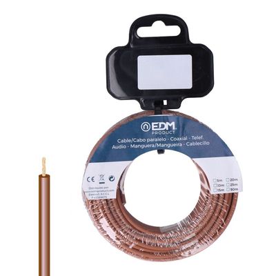 Hilo Flexible Libre de Halógenos 1,5mm Marrón 10MTS