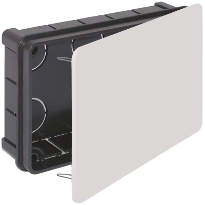 Caja de conexión de empotrar. De 160 x 100 x 50 mm. Tapa con garra metálica. 563 Solera Caja de conexión de empotrar. De 160 x 100 x 50 mm. Tapa con garra metálica. 563 Solera