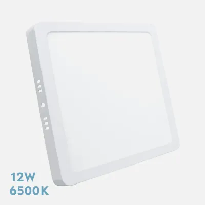 Downlight Superficie Cuadrado Selenita 12w 6500k Blanco 1080 Lm 2,8x17x17 Cm Downlight Superficie Cuadrado Selenita 12w 6500k Blanco 1080 Lm 2,8x17x17 Cm