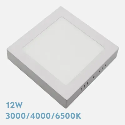 Downlight Superf.gabro 12w 3000k-4000k-6500k Blanco 1080lm 3,5x17x17 Cm