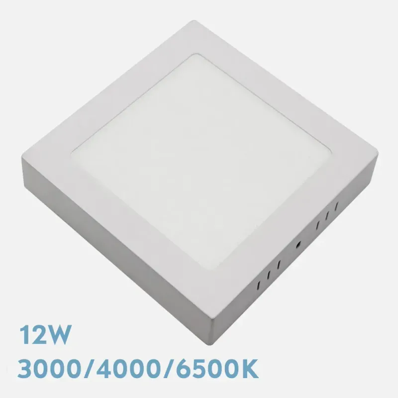 Downlight Superf.gabro 12w 3000k-4000k-6500k Blanco 1080lm 3,5x17x17 Cm