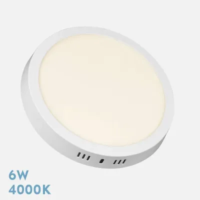 Downlight Superf. Thulita 6w 4000k Blanco 540lm 2,8x12x12 Cm Downlight Superf. Thulita 6w 4000k Blanco 540lm 2,8x12x12 Cm