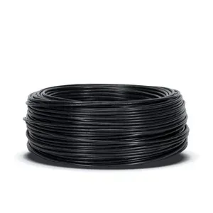 Hilo Flexible Libre de Halógenos 6mm Negro 100MTS