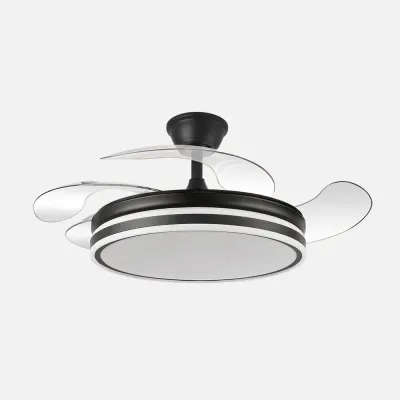 Ventilador Bayomo 59w 6980lm Negro 4 Aspas Desp. 34,5/42x50/107d.3 Color. Motor Dc..remoto+Reg.Intensidad Ventilador Bayomo 59w 6980lm Negro 4 Aspas Desp. 34,5/42x50/107d.3 Color. Motor Dc..remoto+Reg.Intensidad