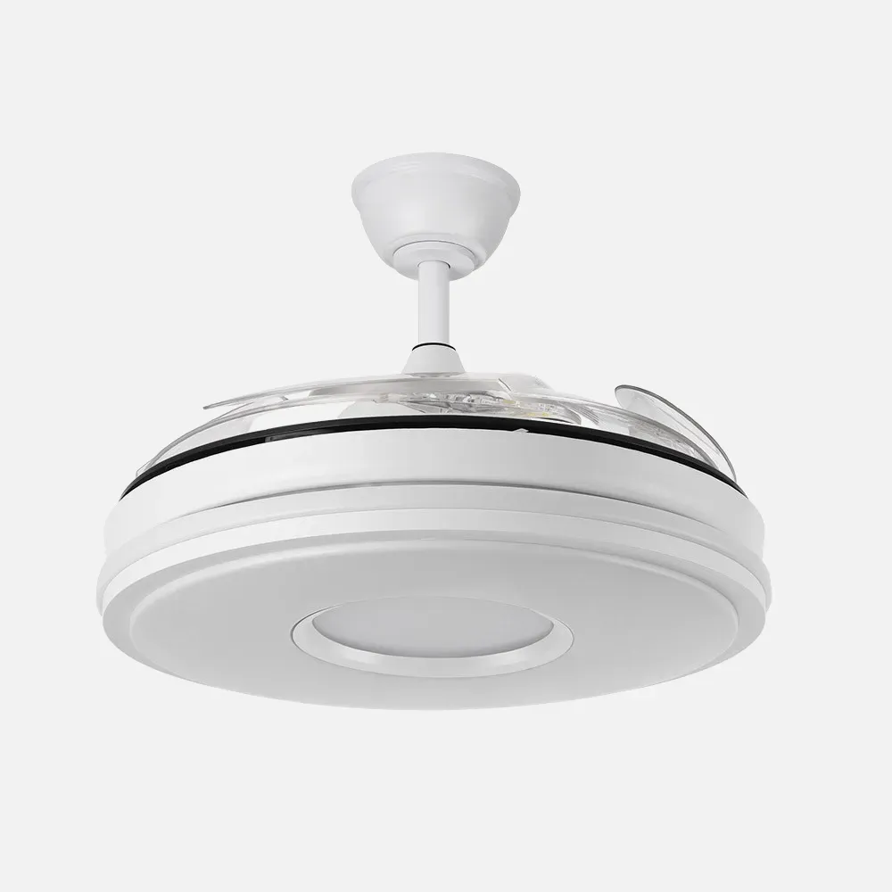 Ventilador Dc Dani 59w 6980lm Blanco 4aspas 6velocidades 106d 3000-4200-6500k Remoto+Reg.Intensidad+memoria+temporizador 24