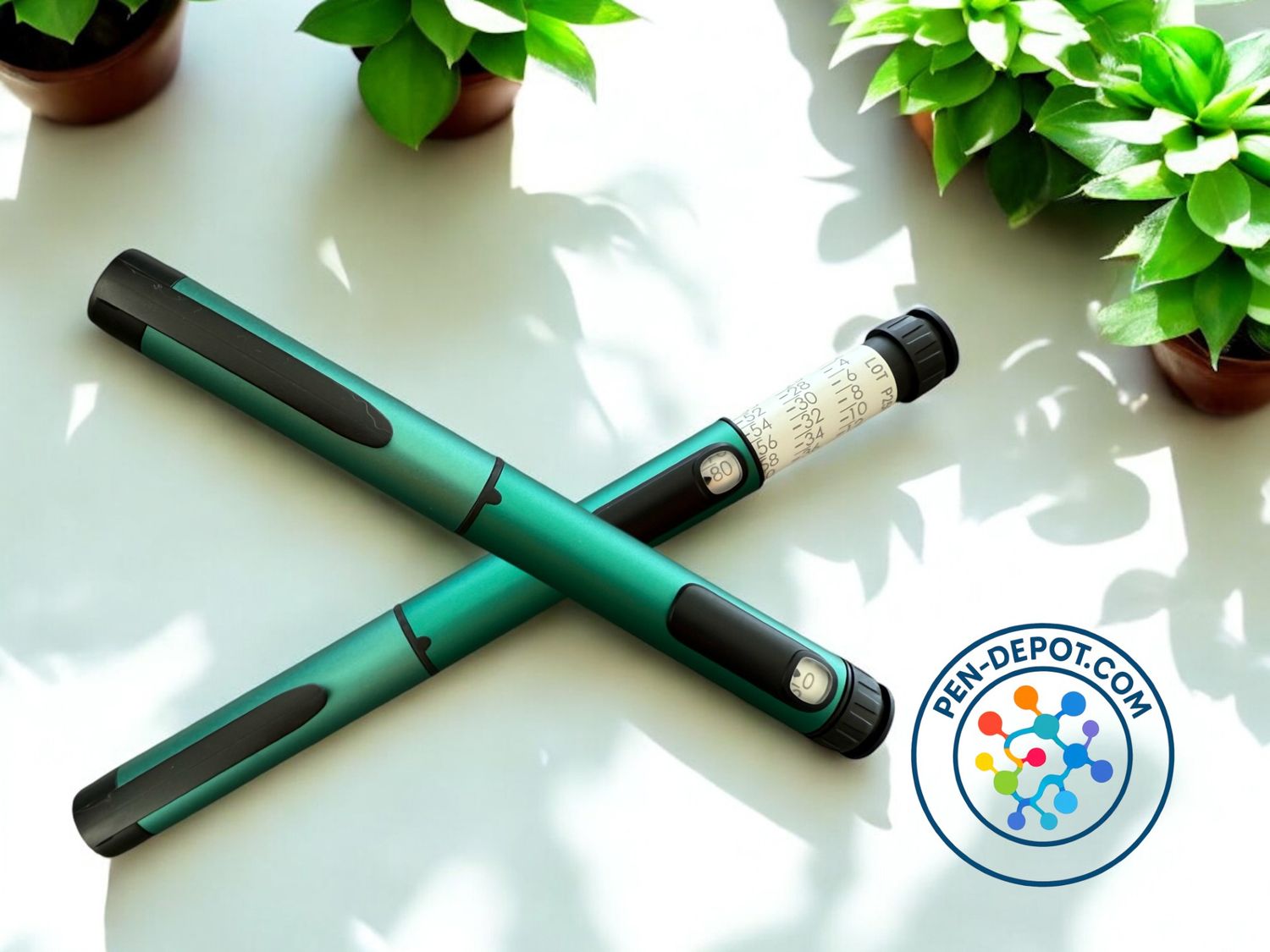 Reusable Injection Pen - V1 - Metal (80 UNIT), Color: Green